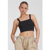 Urban Classics Women's Cropped Top 2-Pack Black/White Cene