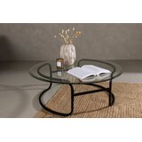 Furniture Fashion Lomma klub stolić ⌀110 cm, crni Slike
