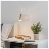  Brilagi - LED prigušiva fleksibilna zidna lampa MAYA 1xG9/4W/230V bela/zlatna | Eponuda.com