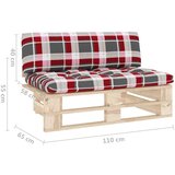  Srednja vrtna sofa od paleta od impregnirane borovine | shoptok.hr