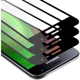 Cadorabo 3x Celozaslonska zaščitna folija, združljiva z Samsung Galaxy J3 2016 - Zaščitna folija v transparentno s čarno - 3-pack Kaljeno steklo za zaščito zaslona s trdoto 9H in 3D dotikom, (20547969) Cene