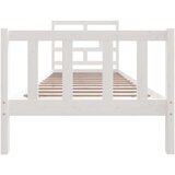 Okvir za krevet od masivne borovine bijeli 90x190 cm 3FT mali | shoptok.hr