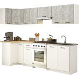 AKORD KOTNI KUHINJSKI SET OLIVIA 3M BETON-BELA, (21702846) Cene