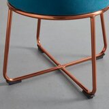 Bessagi Home stol pamela, barve petroleja, žamet | Shoptok.si
