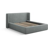 Windsor & Co Sofas Temno siva oblazinjena zakonska postelja s prostorom za shranjevanje z letvenim dnom 140x200 cm Jason – | Shoptok.si