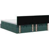  Podesivi krevet s madracem 2 pcs Tamnozelena Baršun | shoptok.hr