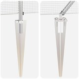 vidaXL varjena žičnata ograja s 13 spike objemkami 1,6x25 m pocinkano jeklo | Shoptok.si