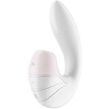 Satisfyer Supernova Vibrator, Dvostruki, Silikonski, 17cm, Beli Cene