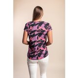 Fenzy Bombažna Kratka Majica S Potiskom, Vijola | Shoptok.si