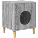  Mačja hiša Siva Sonoma 42,5 x 40 x 52,5 cm Konstruiran les, (5000111186) | Shoptok.si
