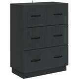  Predalna omara Črna 66 x 34,5 x 87 cm Inženirski les, (5000232544) | Shoptok.si
