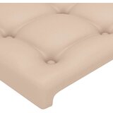  Uzglavlje boja cappuccina 103x16x118/128 cm od umjetna koža | shoptok.hr