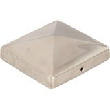  Piramidalni poklopci za stupove ograde 6 kom čelični 101x101 mm | shoptok.hr