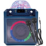 N-gear karaoke Block Party 602 XL, 300W, disko kugla, 2 žič. mikr, space blue | shoptok.hr