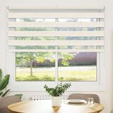 vidaXL Zebra senčilo bež marmor 160x150 cm tkanina širina 155,9 cm | Shoptok.si