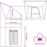 Šator Zelena 223 x 163 x 130 cm | shoptok.hr