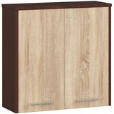 AKORD Fin Viseča Kopalniška Omarica, 2 Vrata, Wenge/Hrast Sonoma, (5000332704) | Shoptok.si