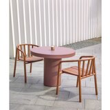 Kave Home Betonska okrogla vrtna miza ø 90 cm Aiguablava – | Shoptok.si