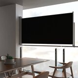 Maison Chic Zložljiva stranska tenda - Senčniki za teraso 120x300 cm črna, (22039869) | Shoptok.si