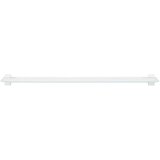 Mömax stenska polica gerundet, kaljeno steklo, bela, 78 cm | Shoptok.si
