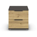 XORA Nočna Omarica Endora, Barva Hrasta, Barva Grafita | Shoptok.si