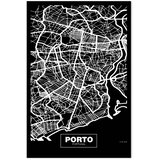  Slika - Negative Map: Porto (1 Part) Vertical 60x90 Standard | shoptok.hr