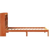 Krevet s regalom za knjige bez madraca 100 x 200 cm od borovine | shoptok.hr