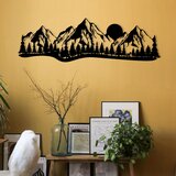 Opviq zidna dekoracija Mountain, 68x21 cm, 1.2mm, Crna | ePonuda.com