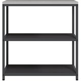  Kuhinjsko skladištenje s policom Crna 90 x 50 x 92 cm Čelik | shoptok.hr