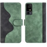 INORCO Dvobarvna lupina telefona za TCL 40R 5G, preklopna usnjena denarnica proti padcu, etui za telefon s preklopnim stojalom, (22036210) Cene