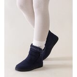  Navy blue snow boots decorated with Khit fur | shoptok.hr