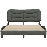  Okvir kreveta s LED-om bez madraca Hvar 140 x 200 cm od tkanine | Eponuda.com
