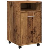 Furnova omara s kolesi Stari les 33x38x60 cm Inženirski les, (21953866) | Shoptok.si