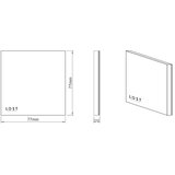  LDST SI-01-L-BC8 - Osvetljenje stepeništa SILVER 8xLED/1,2W/230V | Eponuda.com