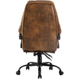 MID.YOU PISARNIŠKI STOL kovina, umetna masa, tekstil rjava, črna | Shoptok.si