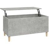  Stolić za kavu siva boja betona 90x44,5x45 cm konstruirano drvo | shoptok.hr