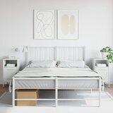 vidaXL Noćni ormarići 2 kom bijeli 36x39x68 cm hladno valjani čelik Cijene