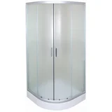 tuš kabina pulse polukružna s kadom 80x80x198 cm