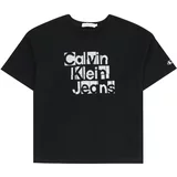 Calvin Klein Jeans Majica srebrno siva / crna