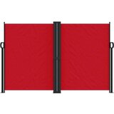 Zložljiva stranska tenda rdeča 160x1000 cm | Shoptok.si