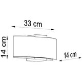 Nice Lamps Bijela zidna lampa Eva – | shoptok.hr