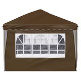  Rastezljivi šator za zabave 575 x 288 x 245 cm Sivosmeđa | shoptok.hr