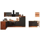 RESPEKTA Kotna Kuhinja Z Aparati Hilde, Siva, Barva Hrasta | Shoptok.si