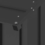 vidaXL Pasja hiša s streho 131x101x102 cm Pocinkano jeklo | Shoptok.si