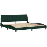  Okvir za krevet bez madraca Hanko tamnozeleni 200x200 cm baršunasti | Eponuda.com