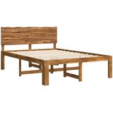  Krevetni okvir s uzglavljem ROSTOCK Prirodna 120 x 200 cm | shoptok.hr