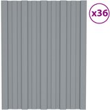 vidaXL Krovni paneli 36 kom od pocinčanog čelika srebrni 60 x 45 cm Cijene