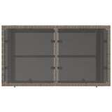  4-dijelni set vrtnih sofa s jastucima sivi od poliratana staklo | shoptok.hr