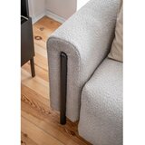 ELTAP Svetlo siva raztegljiva/s prostorom za shranjevanje sedežna garnitura iz tkanine bouclé 244 cm Arcadova – | Shoptok.si