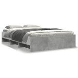 Furnova Posteljni okvir betonsko siv 140x190 cm inženirski les, (21941992) | Shoptok.si